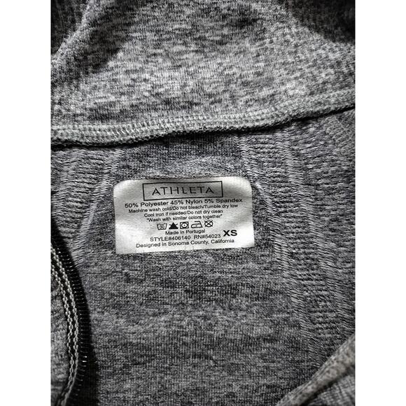 Athleta womens 1/4 zip pullover long sleeve active top gray size XS - Picture 14 of 14